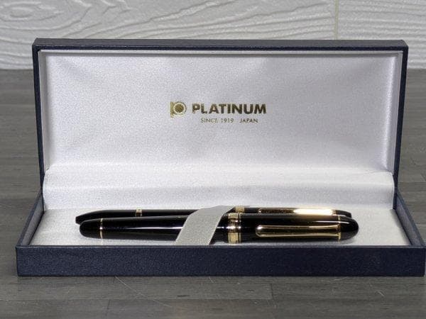 PLATINUM プラチナ 万年筆 #3776 14K F ボールペン付属