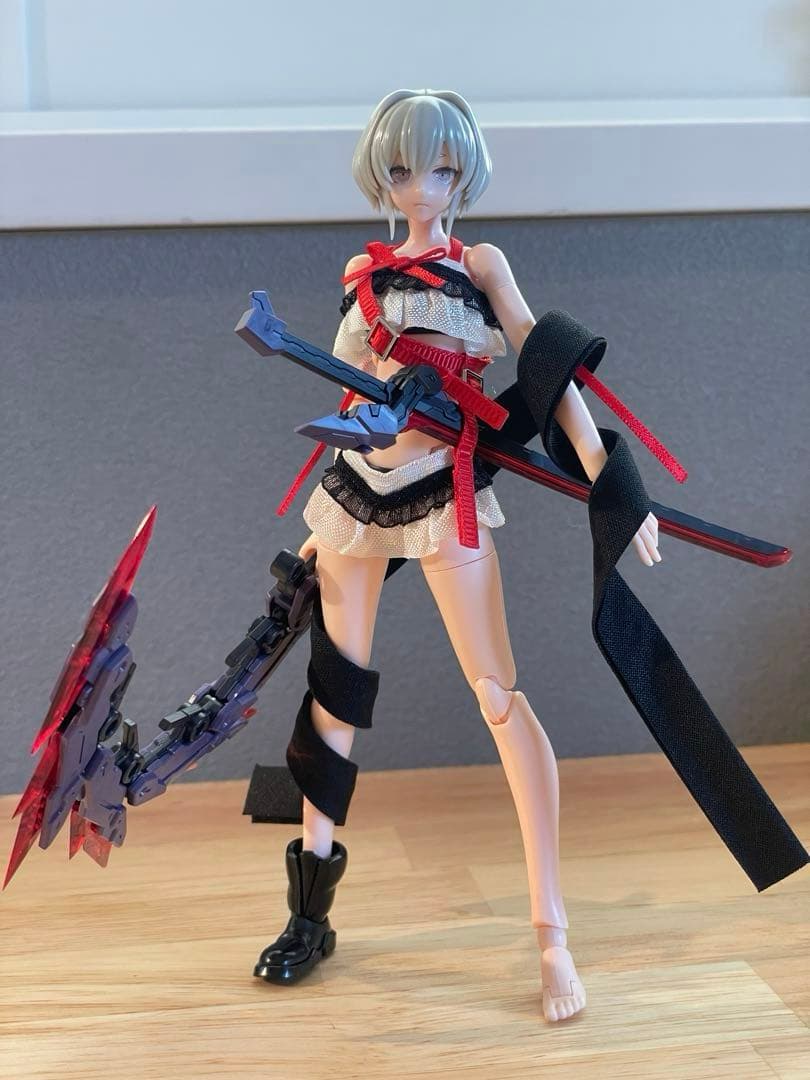 美プラ カスタムドール Xi-Ⅲ ベース オリジナル 改造 忍者 布服 MSG