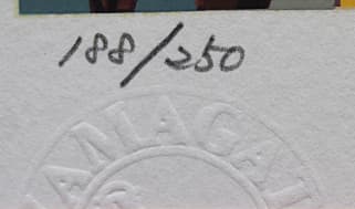 ヒロヤマガタ【たそがれのコンコルド広場】 シルクスクリーン