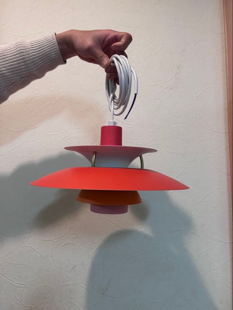 【銀閣寺】ルイスポールセンPH5 ペンダントL レッド リプロダクト品