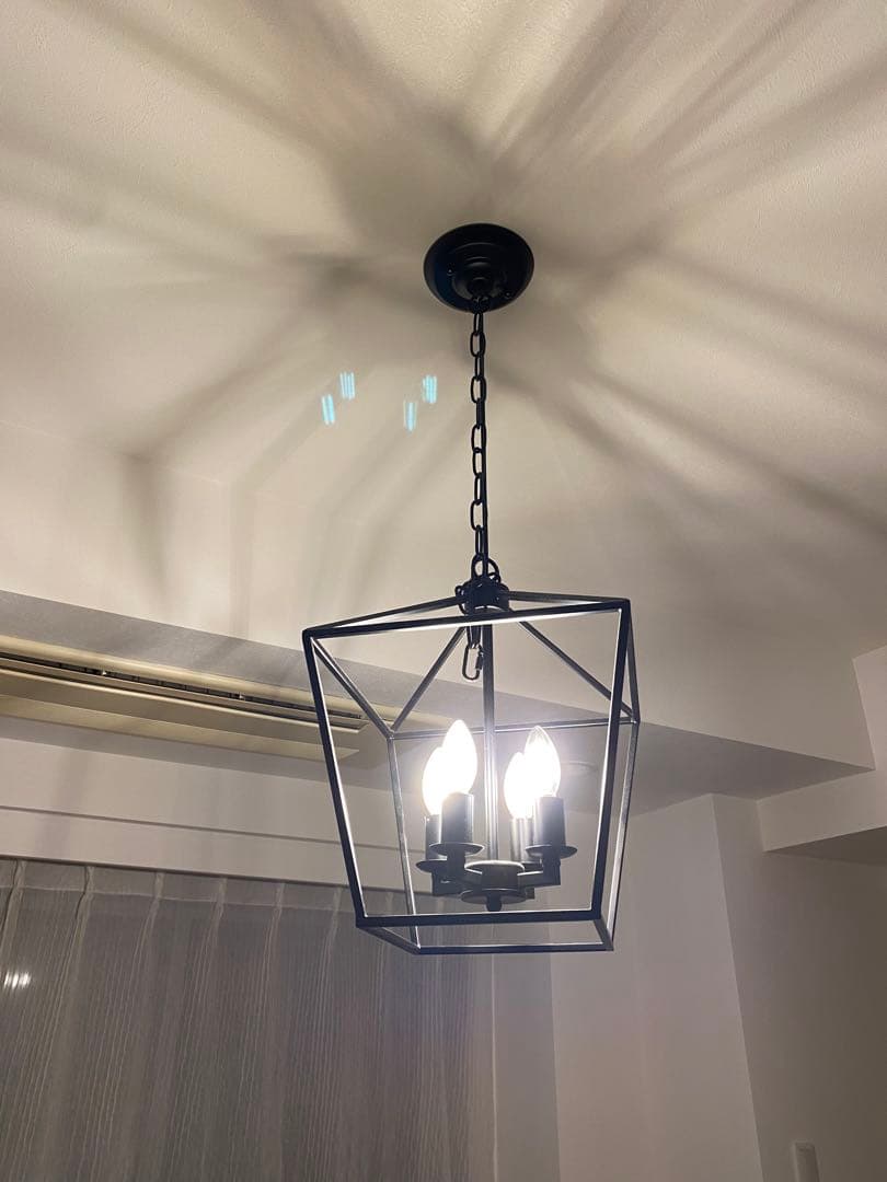 ケージシャンデリア　4灯　直付け