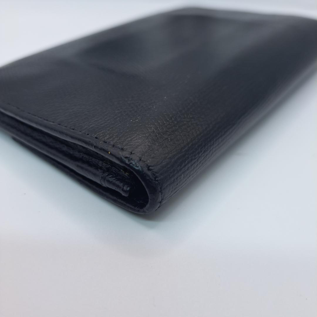 レア　CHANEL　ココボタン　コンパクト　ブラック　 二つ折り財布　財布