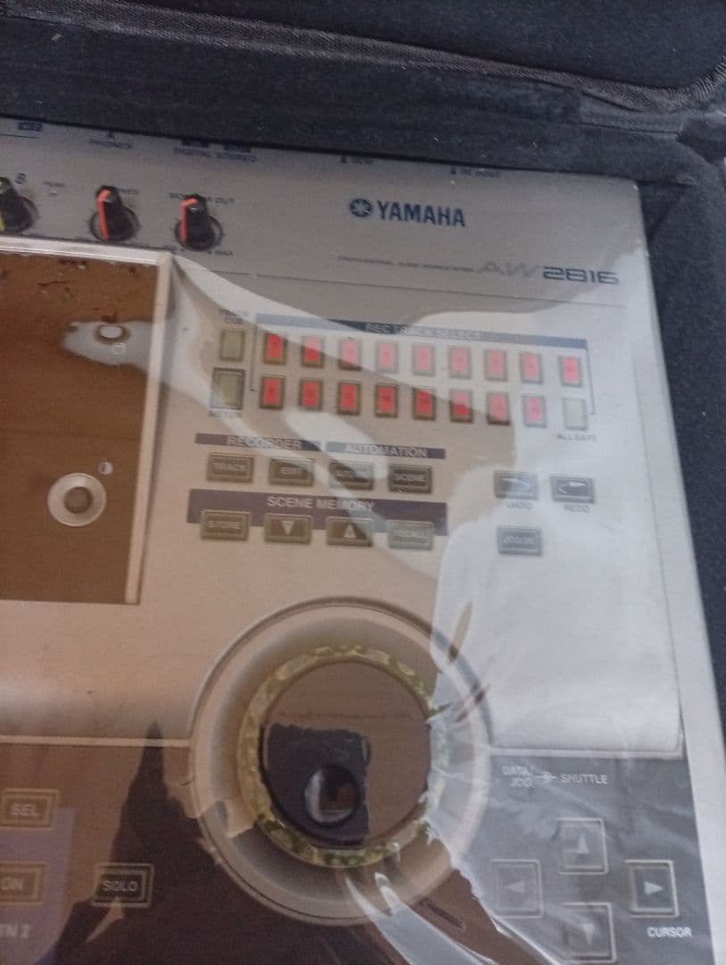 YAMAHA AW2816 アナログミキサー ソフトケース、電源コード、取説付き