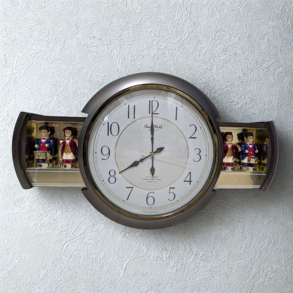 【マリリン】スモールワールド　音楽隊　掛時計　リズム時計　からくり時計