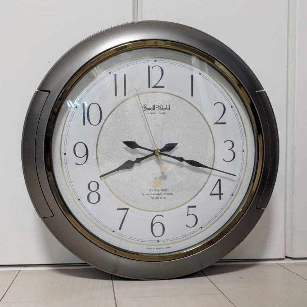 【マリリン】スモールワールド　音楽隊　掛時計　リズム時計　からくり時計