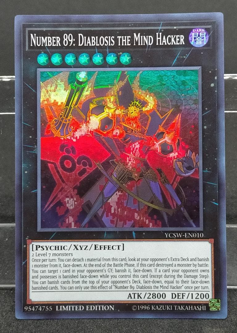 遊戯王 英語版 ＮＯ.８９ 電脳獣ディアブロシス スーパーレア YCSW