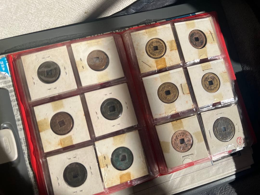 中国古銭 アルバム36枚揃い 古銭 母錢 鉄母 咸豊重宝 雍正 康熙など 