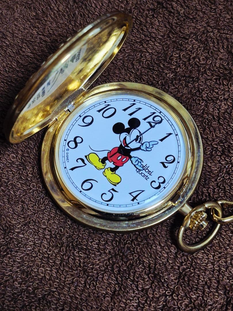 未使用☆コリブリ☆Colibri☆ディズニー☆ミッキーマウス☆懐中時計☆