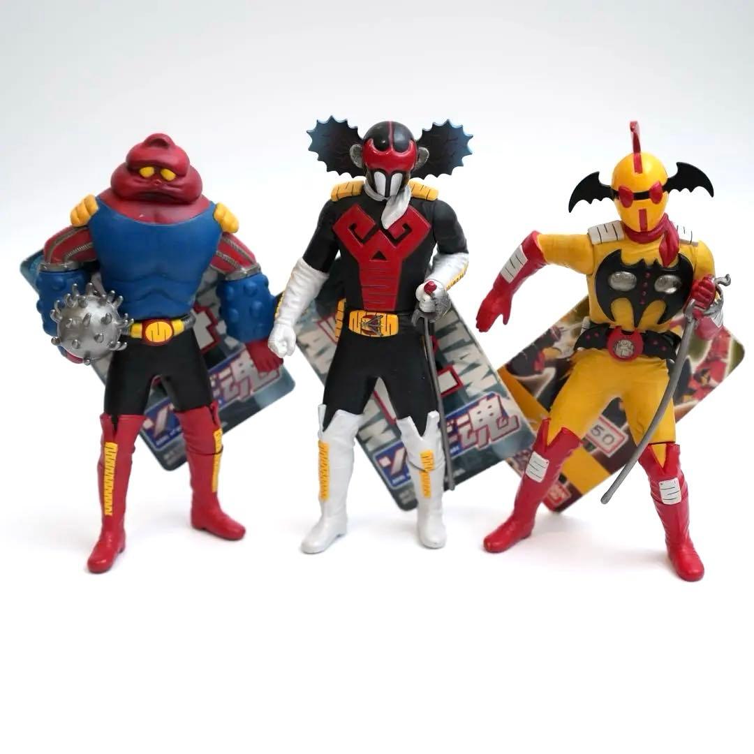 ソフビ魂 アクマイザー３ ザビタン イビル ガブラ　3体セット　タグ付き