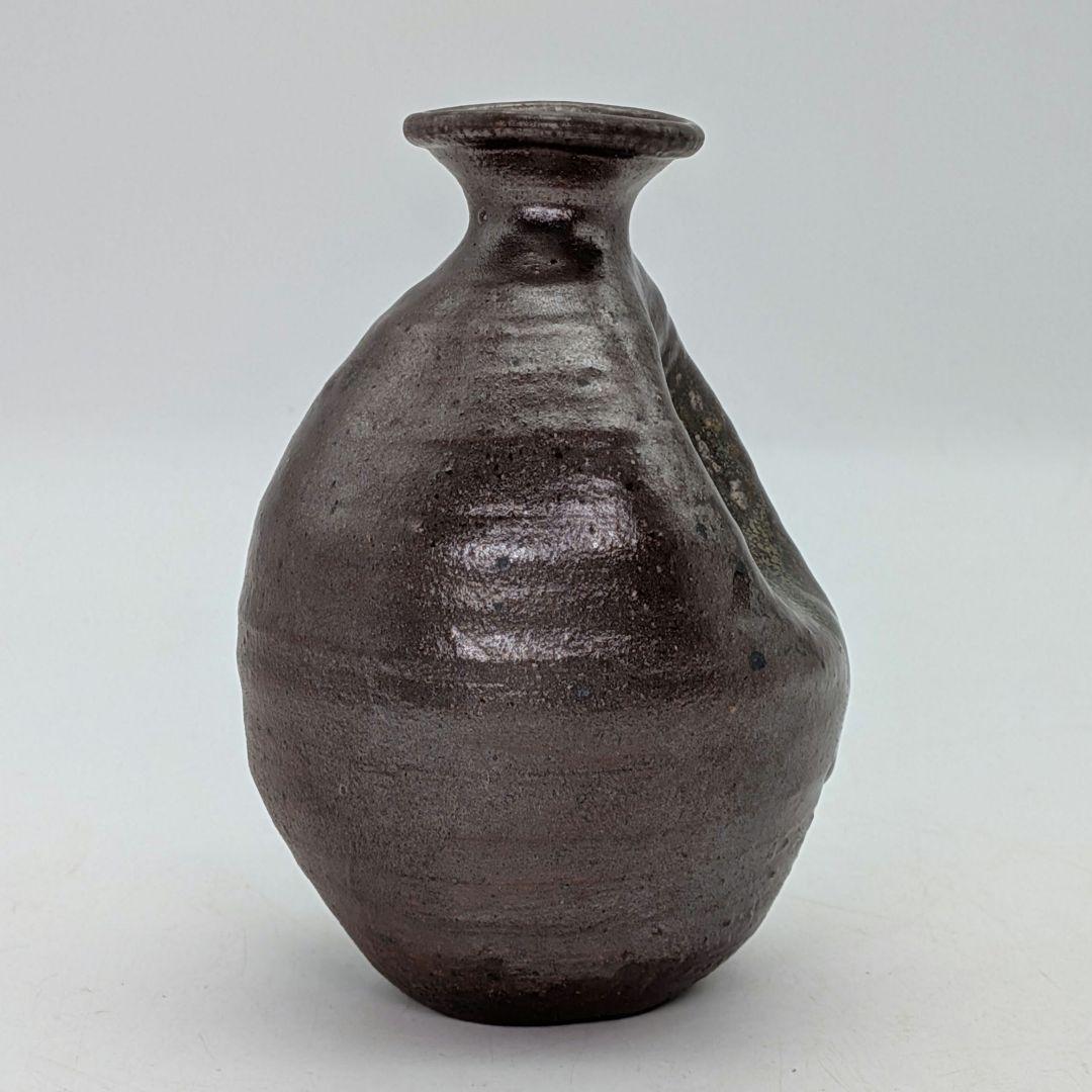 備前市無形文化財 木村玉舟 備前焼 徳利 共箱 酒器 食器 とっくり 伊部手