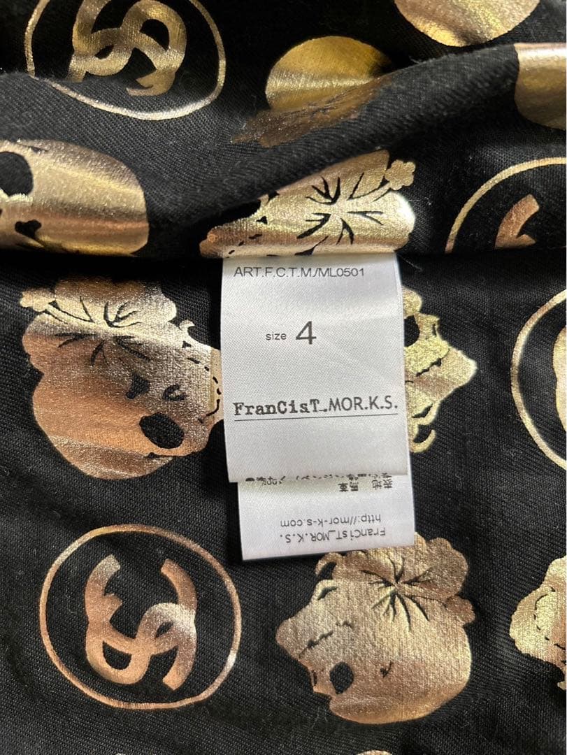 フランシストモークス　シングル　ホースハイド　ライダース サイズ4