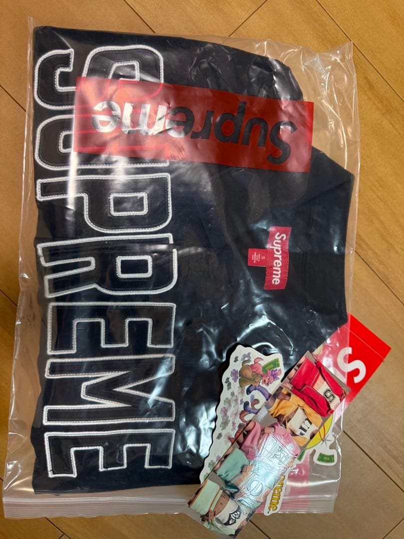 トップス Supreme Twill Applique Polo Black Small