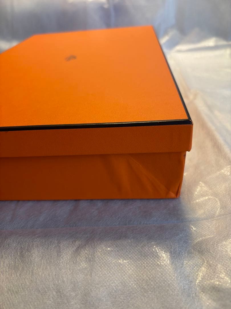 エルメス　ビーチタオル　オレンジ　大判