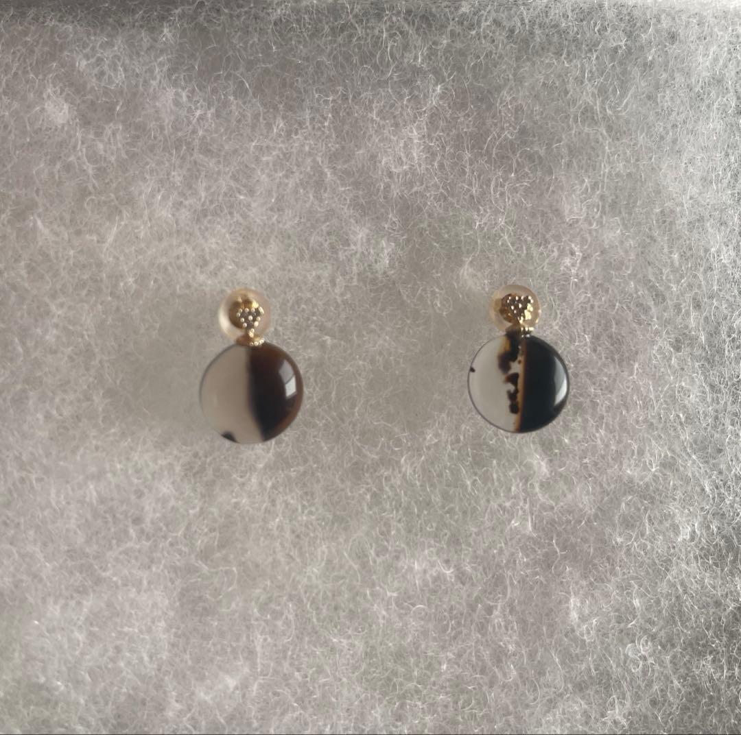 最終値下げ　美品　maison rubus ピアスstratum pierce