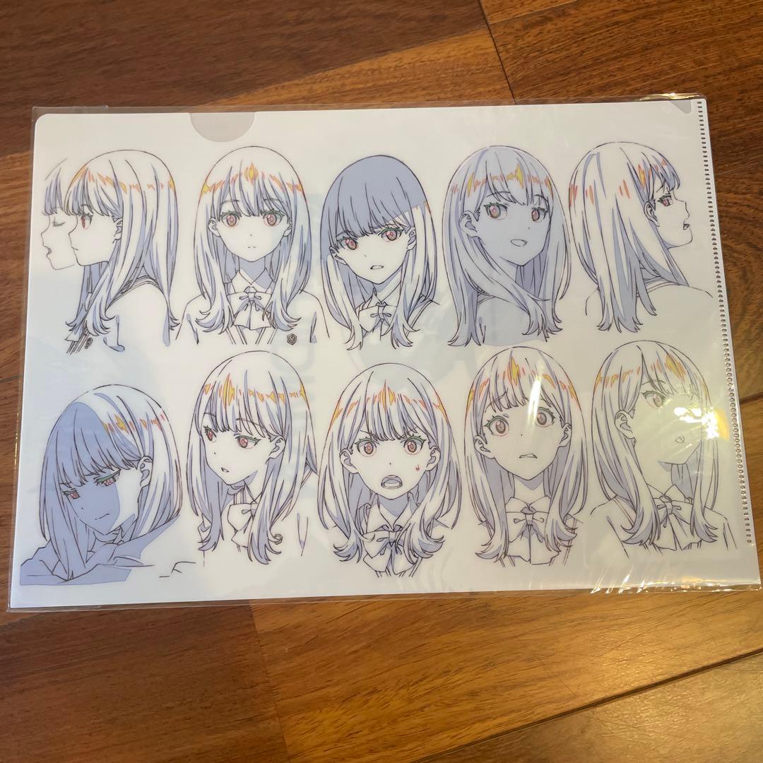 希少 レア グリッドマン 宝多六花 原画 クリアファイル