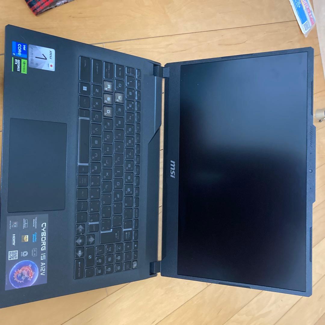 T*o様 MSI Cyborg 15 A12VF ゲーミングPC&カバー付き