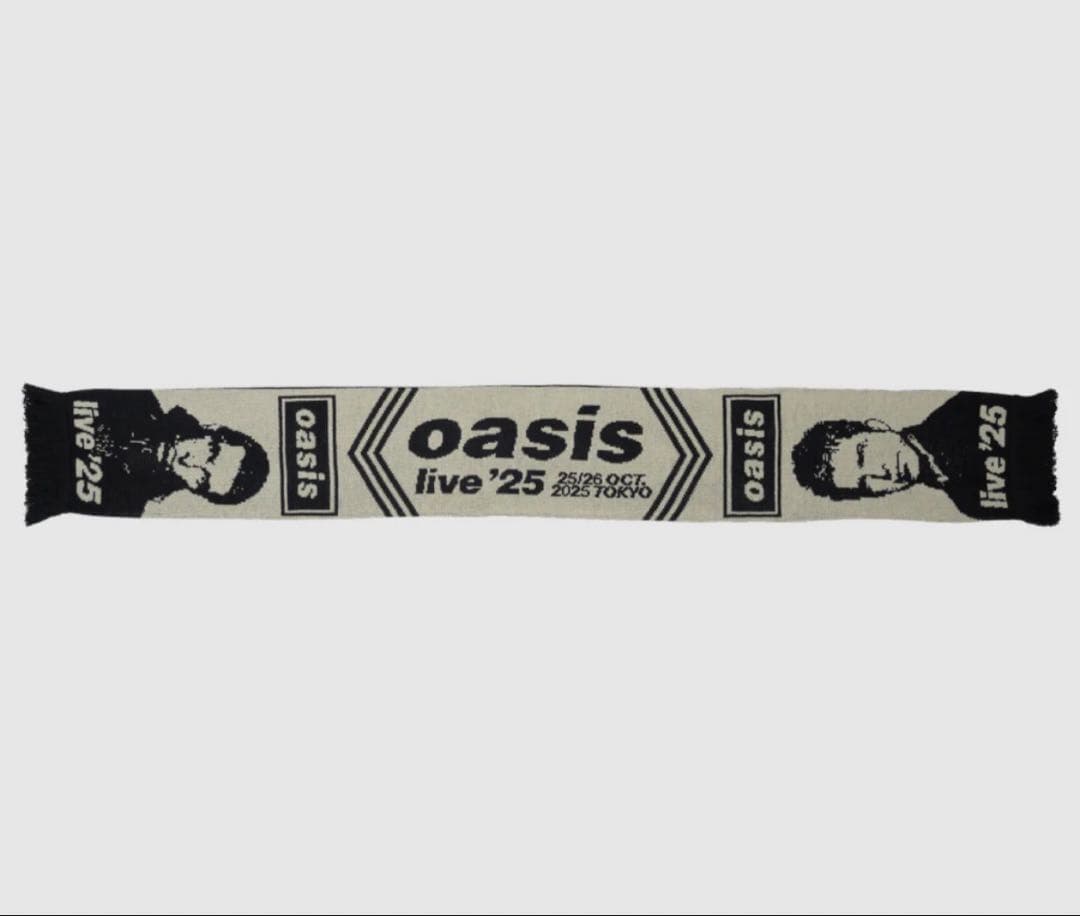 oasis live '25 マフラー、フットボールスカーフ