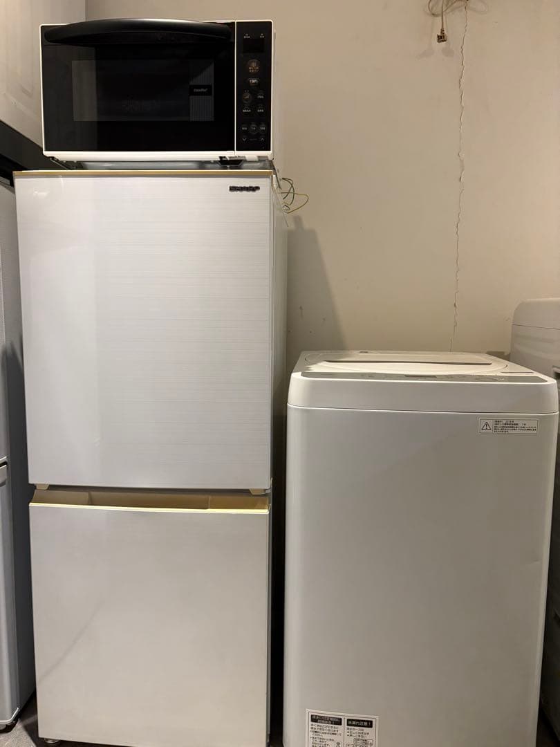 3点お買得セット/SHARP/洗濯機/SHARP/冷蔵庫/コンフィー／電子レンジ