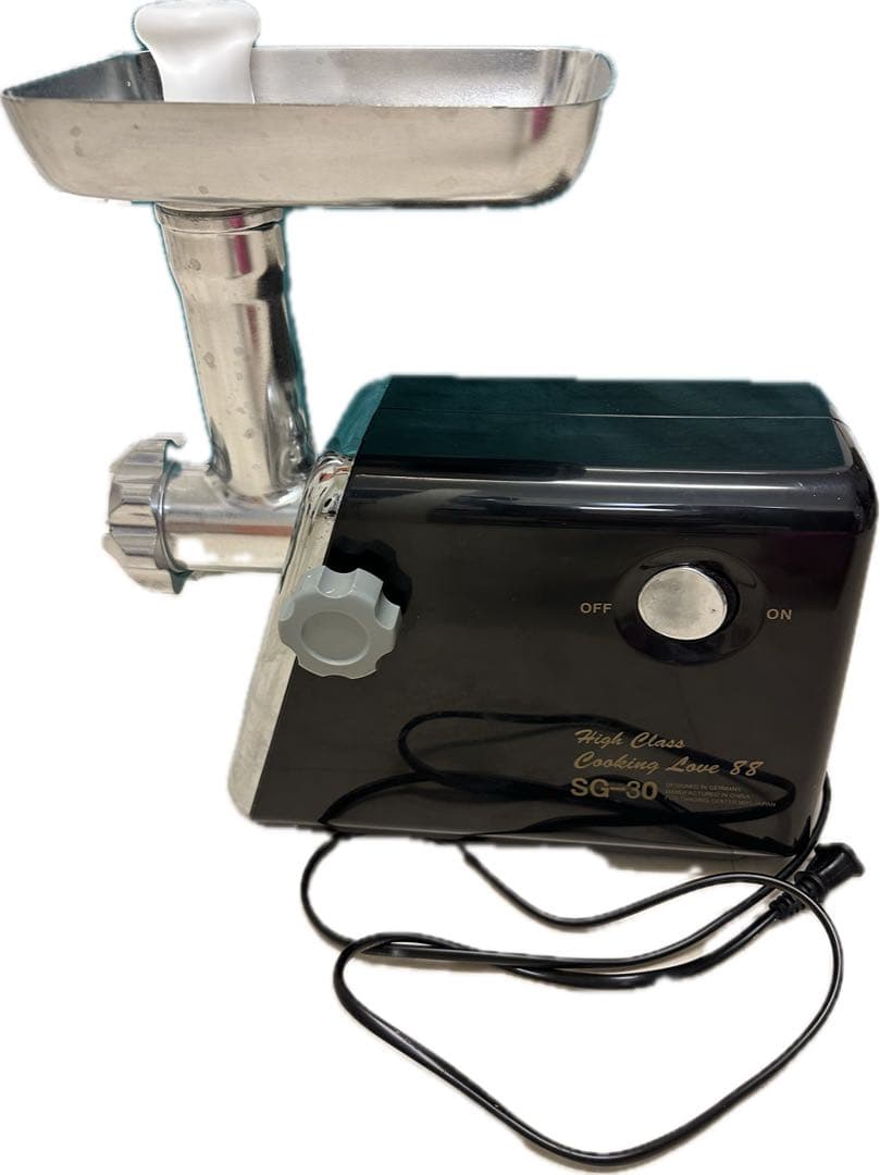 電動ミンサー SG-30 電動挽肉器　肉のミンチ　 インド料理　味噌作り