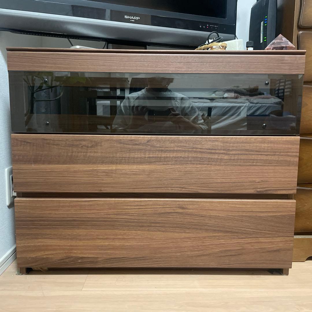 【送料込】パモウナ IDC大塚家具 W80 D44 H65 AVボード テレビ台