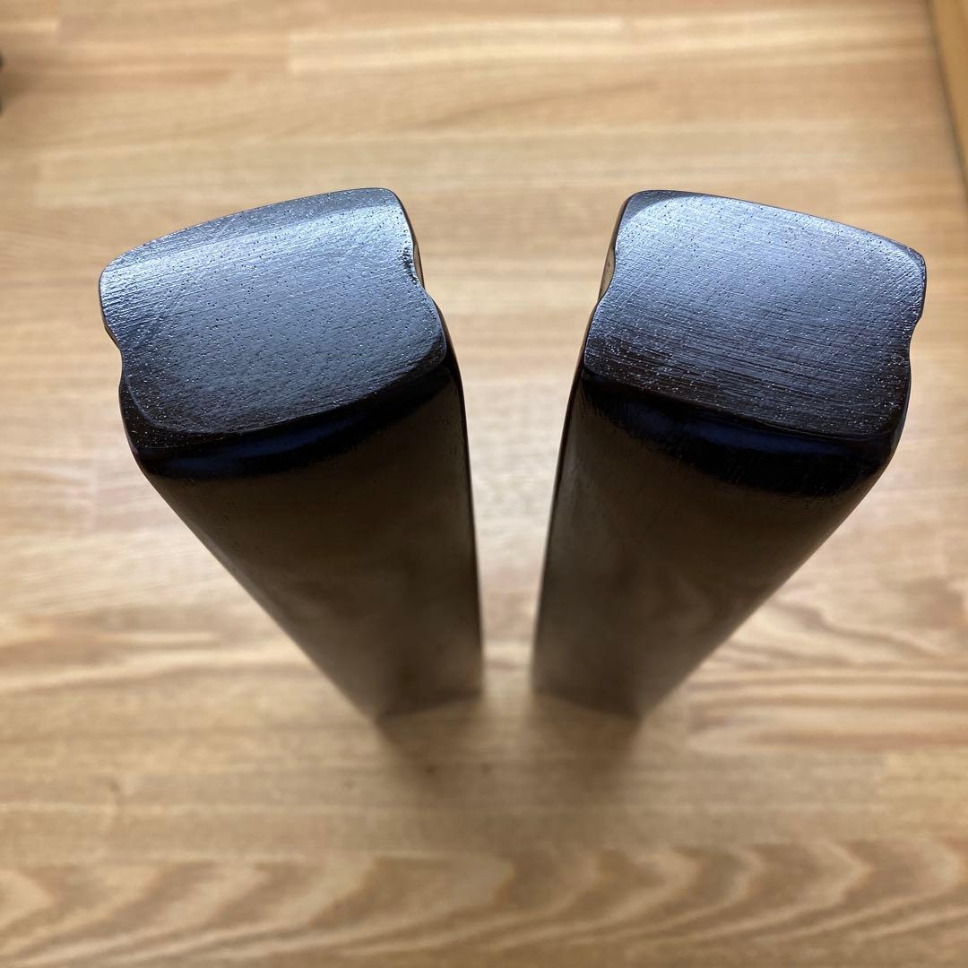 拍子木　紫檀　８寸　(24cm)