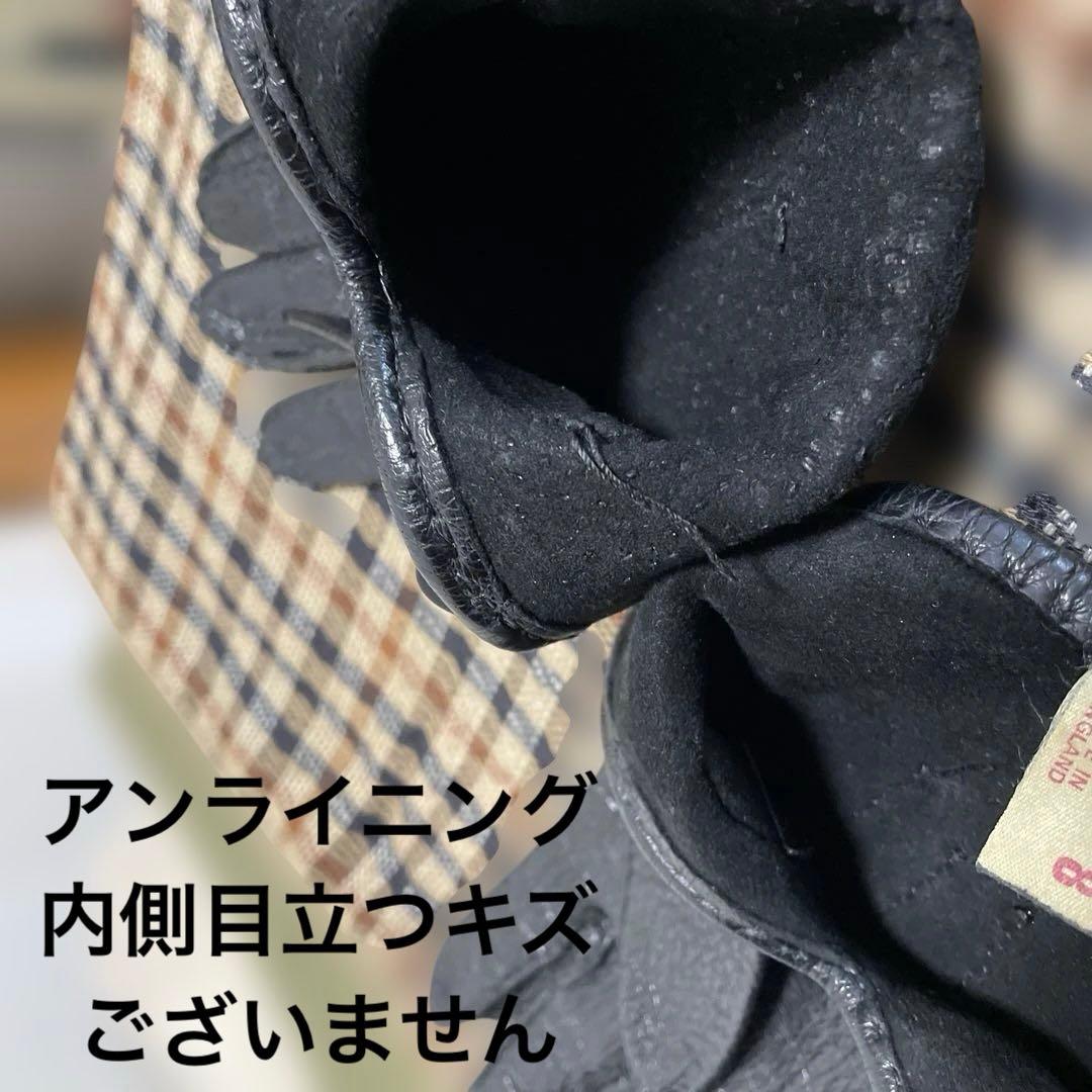 【ヴィンテージ美品】HOGSKINイングランド製/ペッカリー本革手袋ブラック