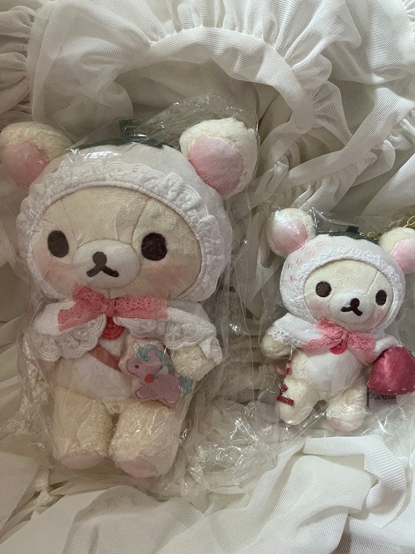 コリラックマ 白いちご ぬいぐるみ