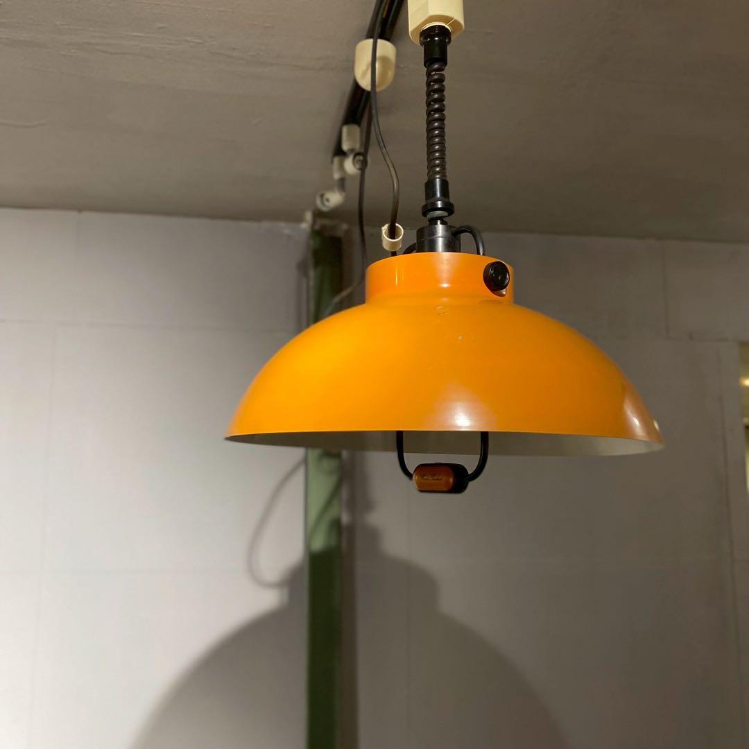 スペースエイジ オレンジ インテリア 昭和レトロ 当時物 レトロポップ