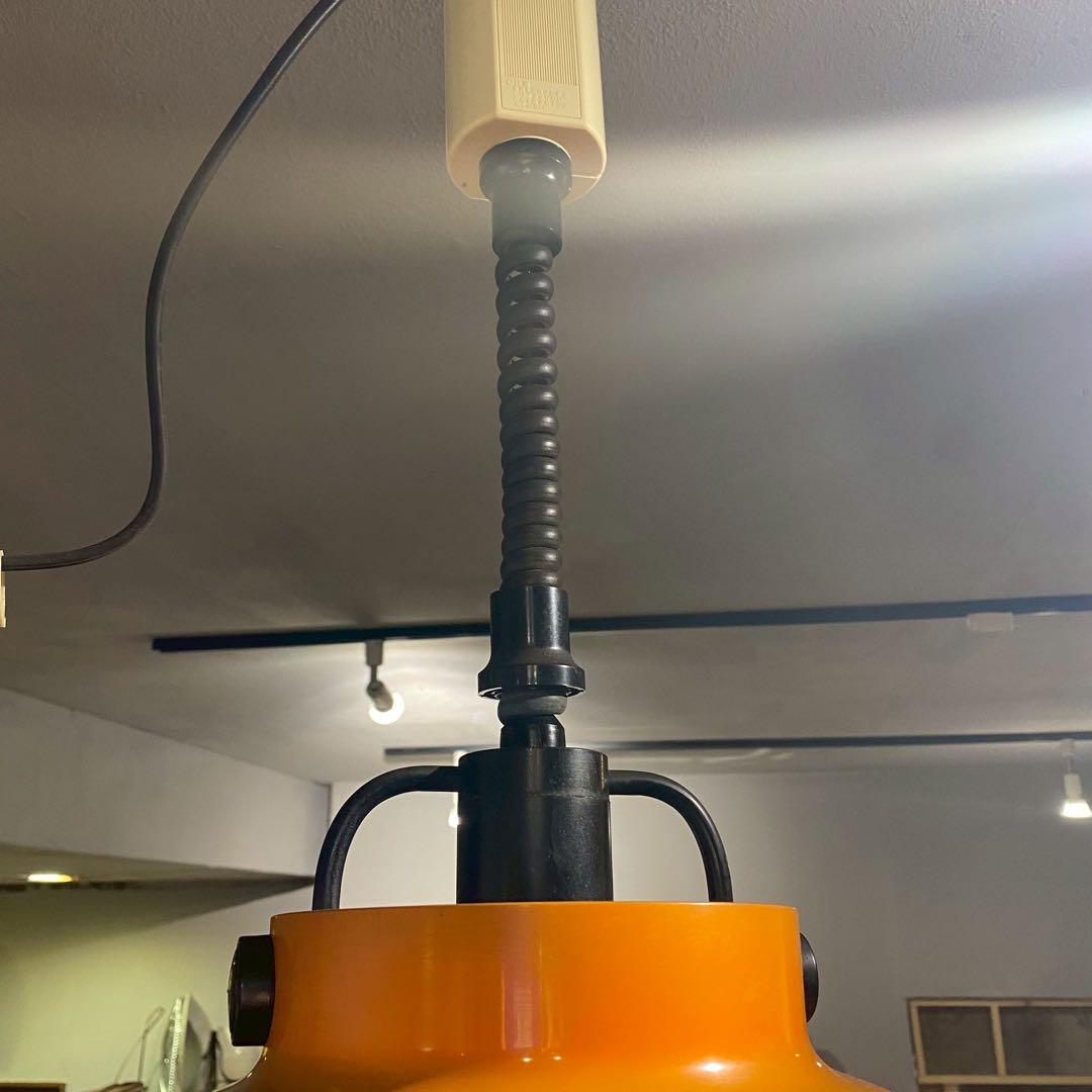 スペースエイジ オレンジ インテリア 昭和レトロ 当時物 レトロポップ