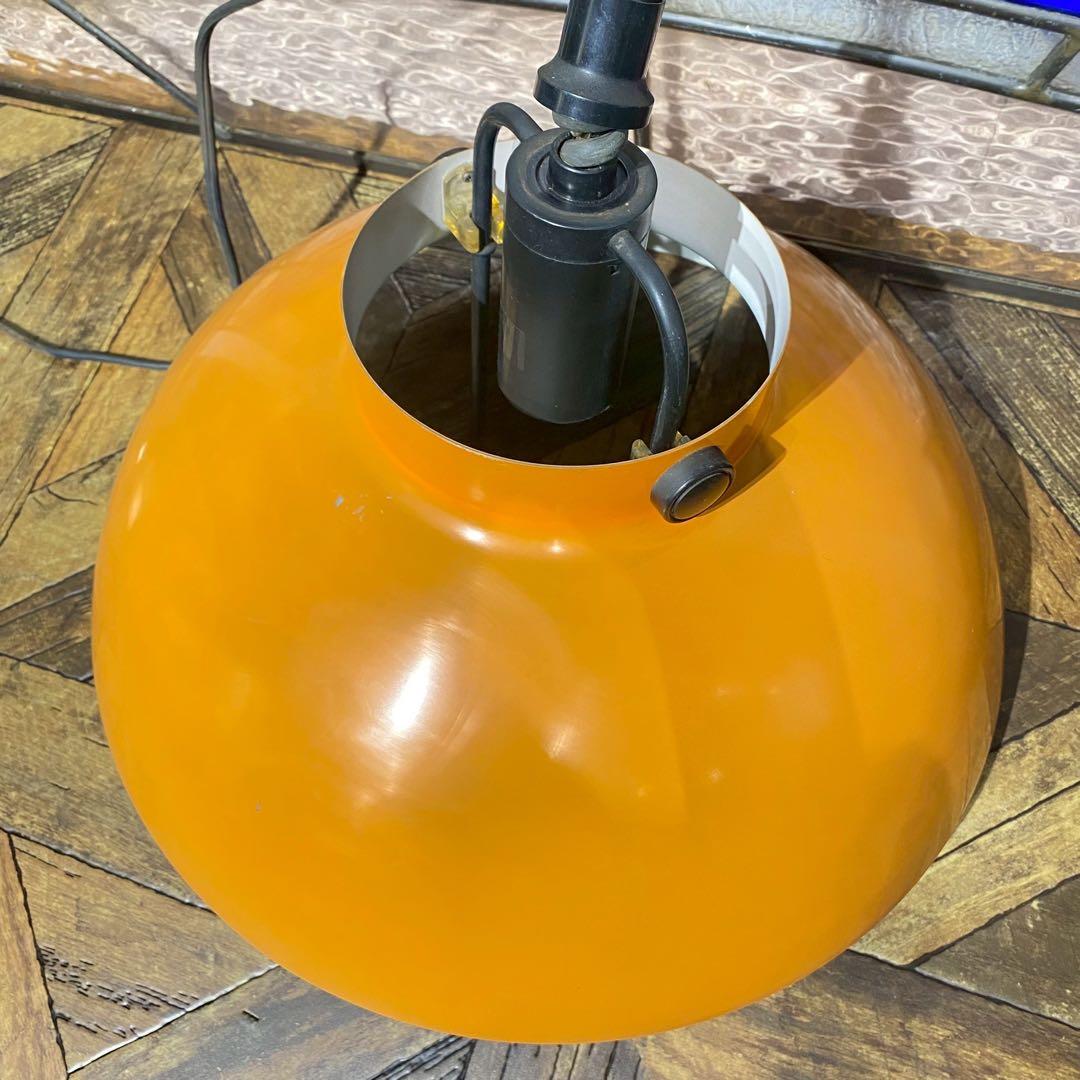 スペースエイジ オレンジ インテリア 昭和レトロ 当時物 レトロポップ