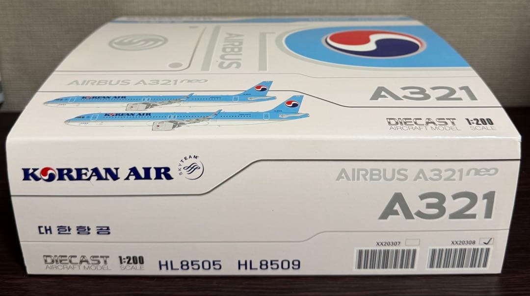 さ*ん様 JCWings 大韓航空 KOREAN A321neo HL8509