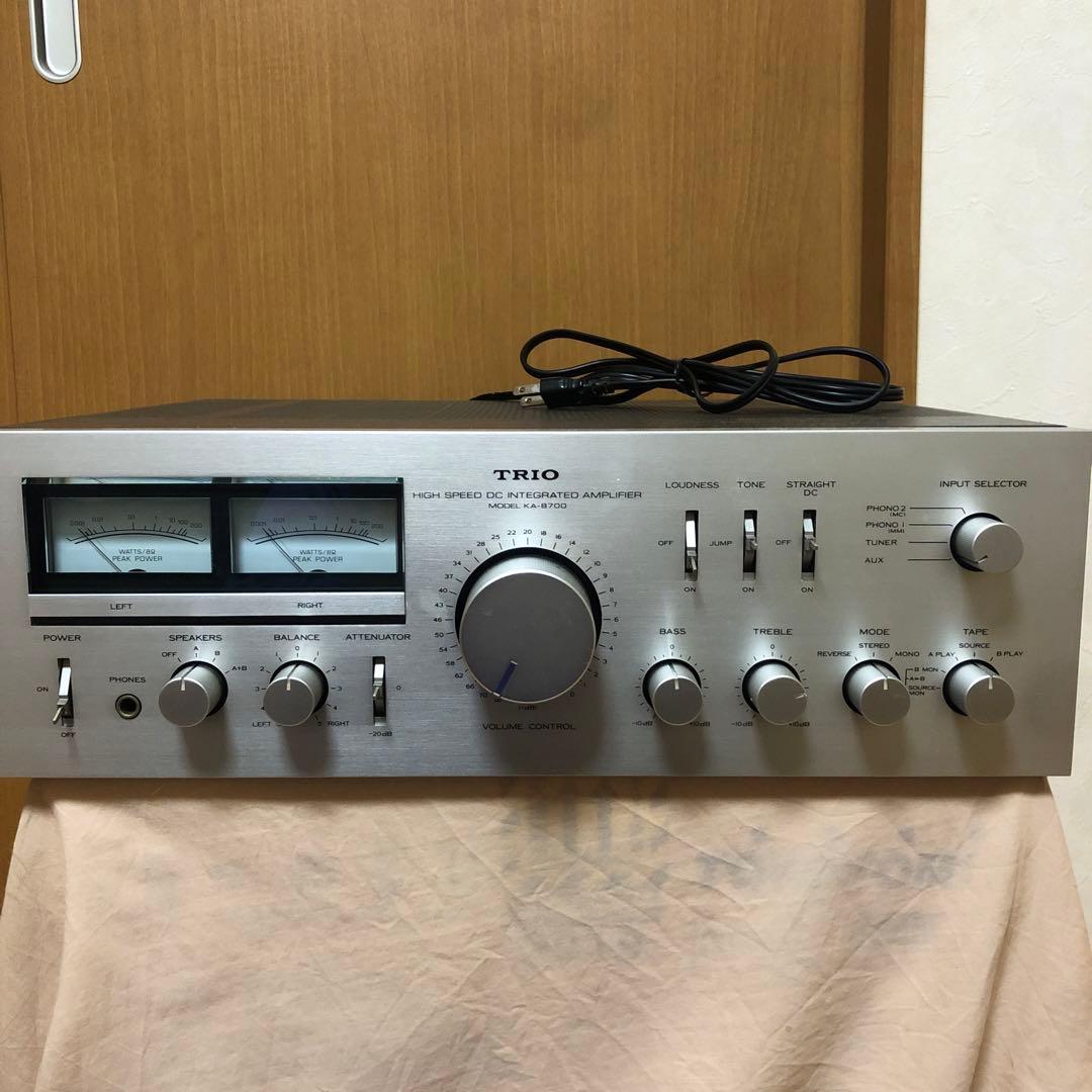 激美大人気機種希少 TRIOトリオアンプ KA8700 残念ジャンク品