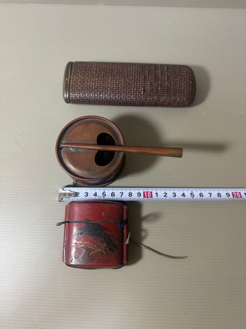 2128 骨董　まとめ売り　喫煙具  印籠　竹製キセル