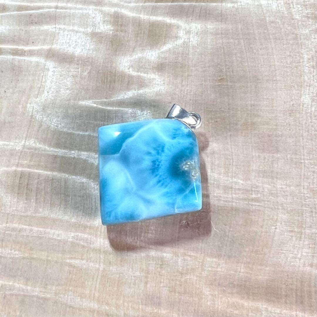 高品質　ラリマー　ペンダント　ネックレス　2-10