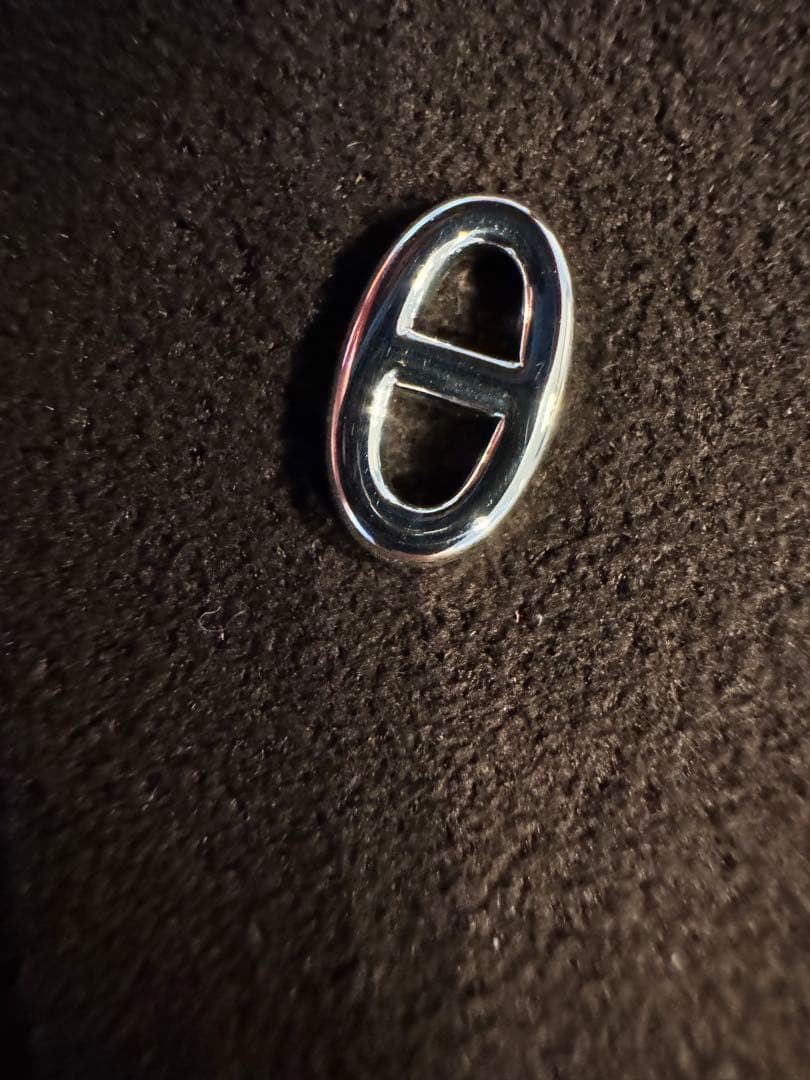 【mo】　【新品　未使用】エルメス　ピアス　シェーヌダンクル　TPM