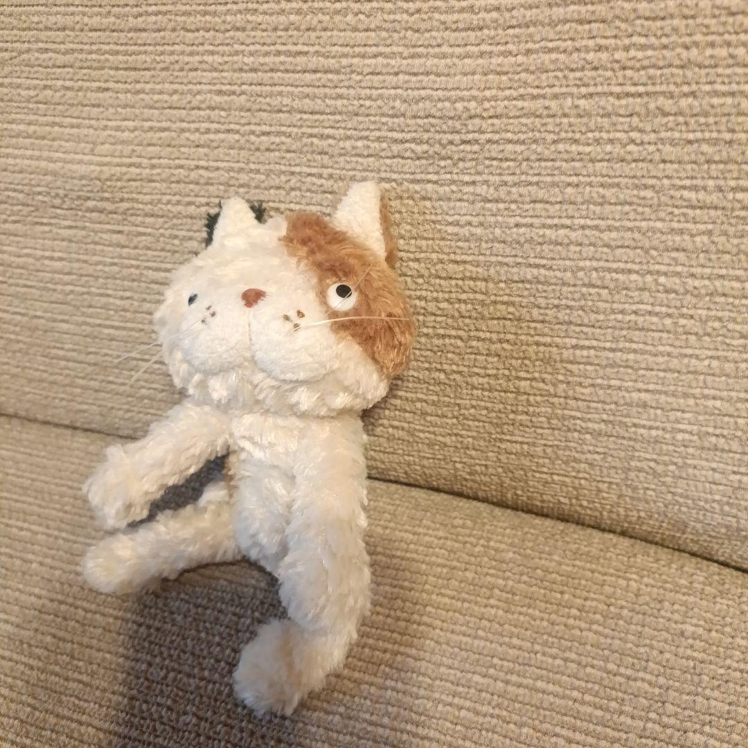 へちゃねこ　ぬいぐるみ　ミケ　シナダ　平成レトロ