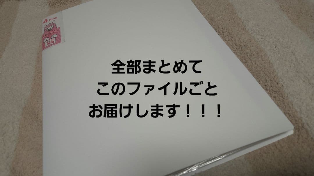 うさまる　クリアファイル　まとめてファイルごとお譲りします