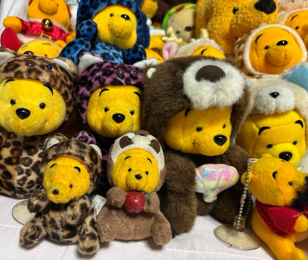 ディズニー　くまのプーさんと仲間達のぬいぐるみ　68体まとめ売り