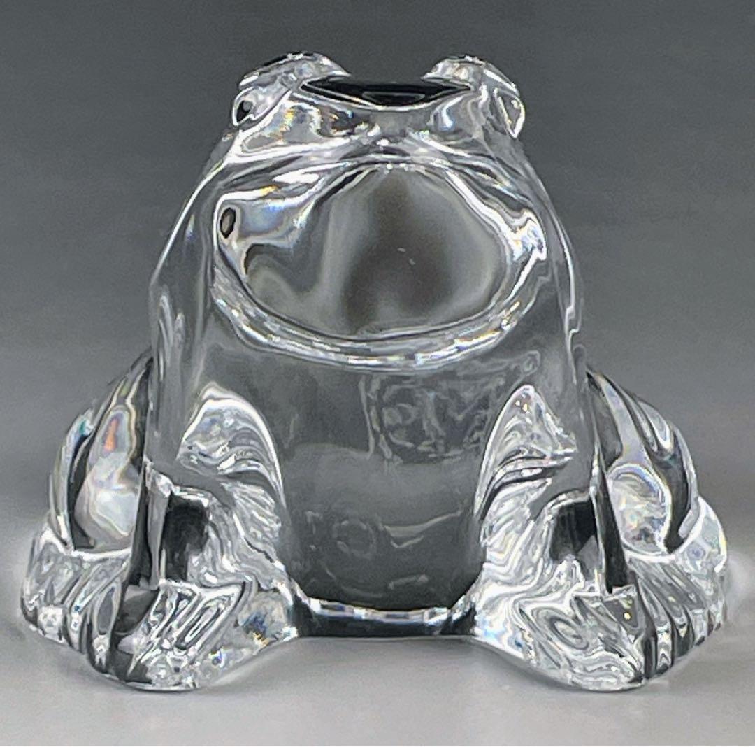 baccarat バカラ カエル 蛙 かえる ぺーパーウェイト