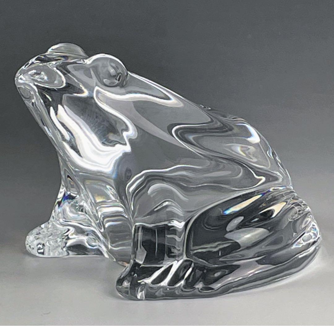 baccarat バカラ カエル 蛙 かえる ぺーパーウェイト