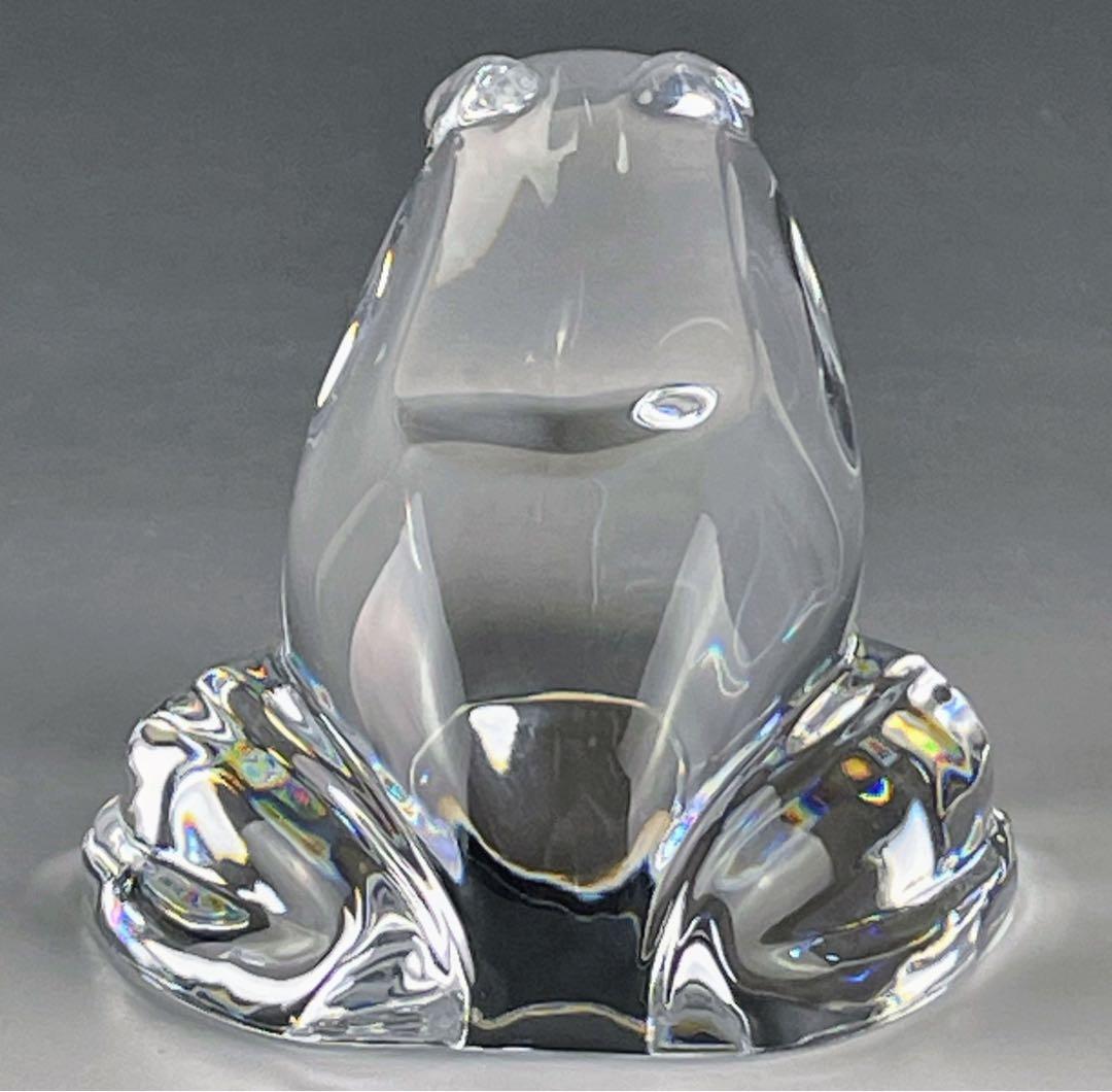 baccarat バカラ カエル 蛙 かえる ぺーパーウェイト