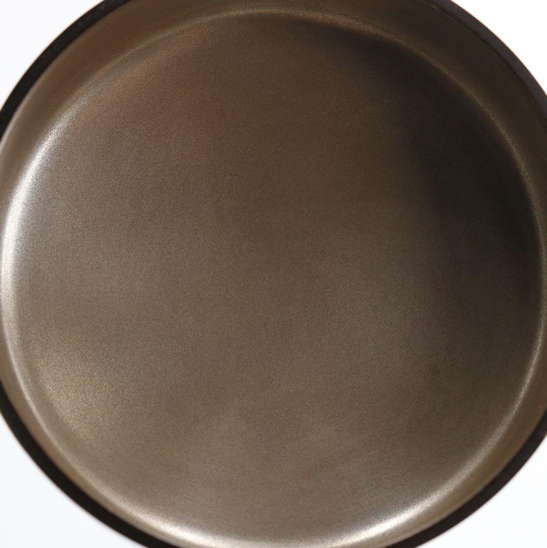 鈴木光入作 扇舟蒔絵 大棗 内銀溜 茶道具 共箱　DB788　N2