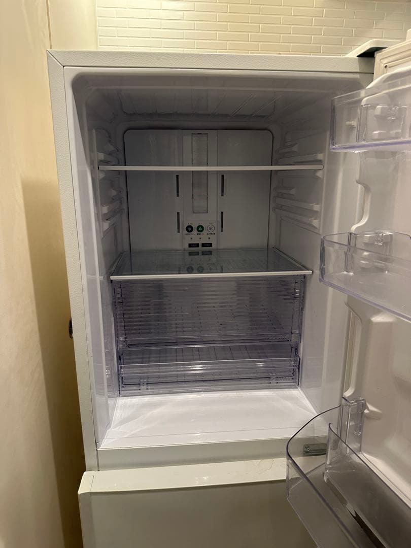 SHARP 2ドア冷蔵庫 SJ-PD28E-W 2019年製 280L 右開き