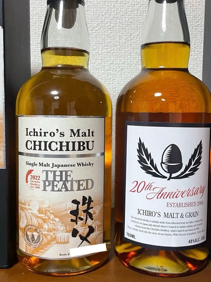 イチローズモルト秩父ザ、ピーテッド2022, 20周年アニバーサリー2本セット