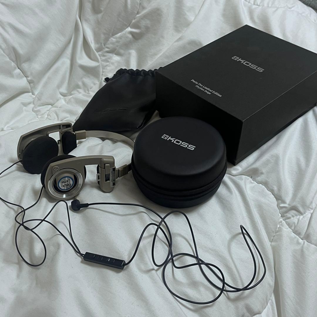 限定色 KOSS porta pro ヘッドフォン 収納ケース付き