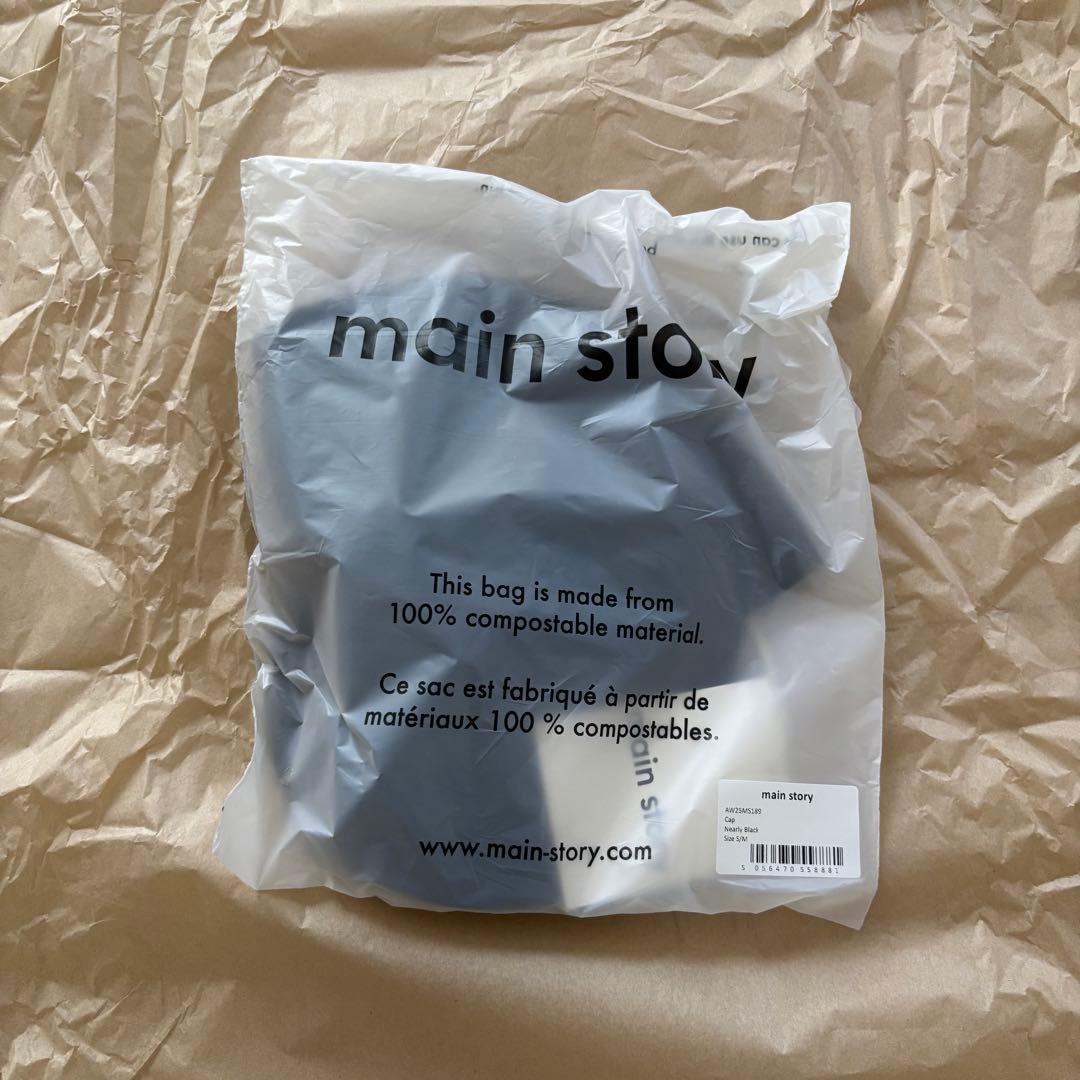 帽子 main story Cap S/M Nearly Black