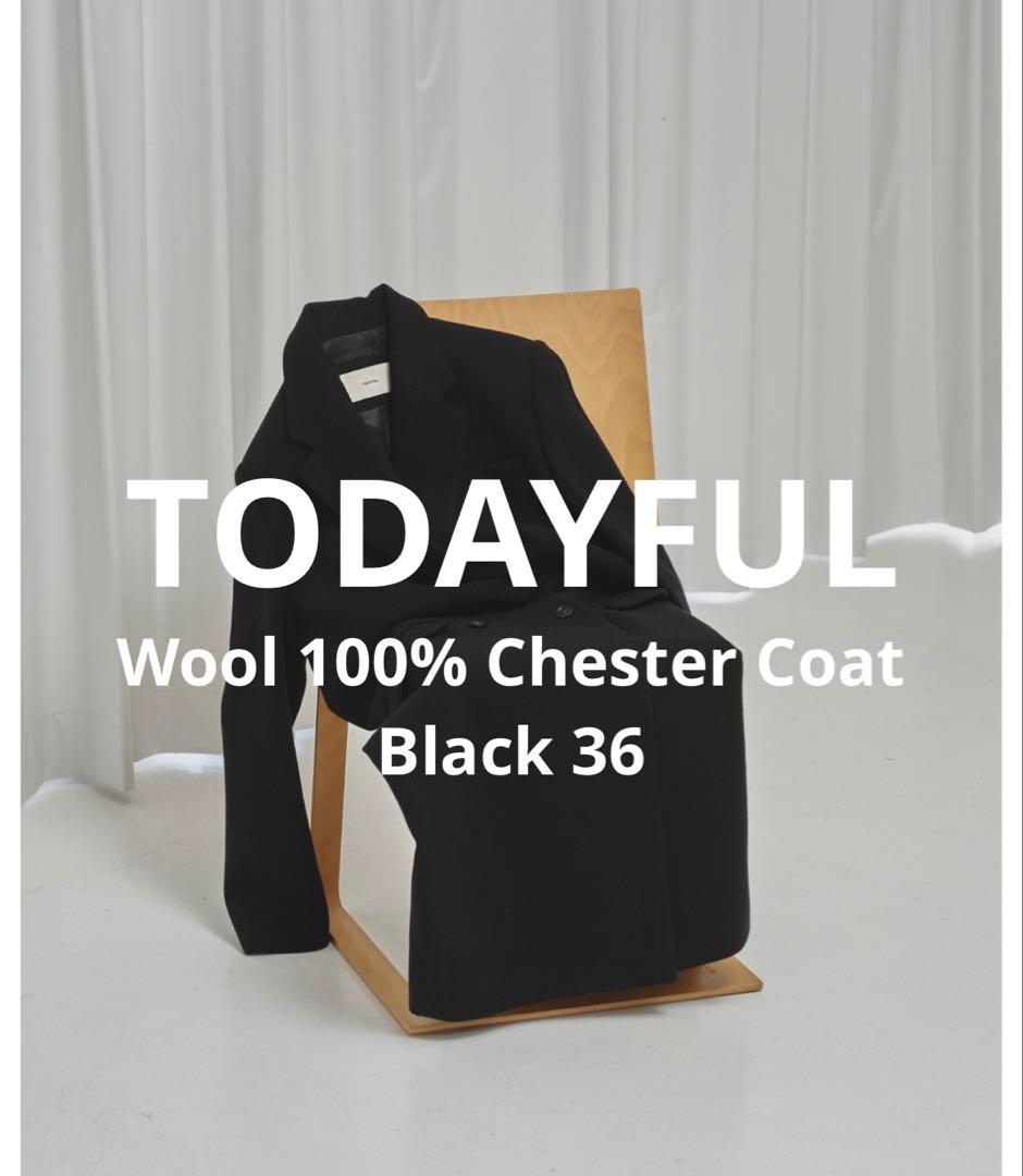 【TODAYFUL】Wool 100% Chester Coat 36