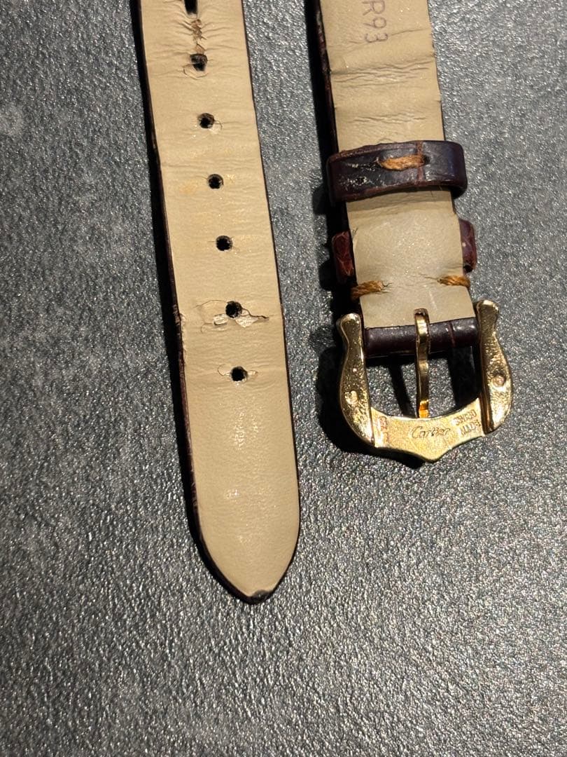 Cartier レザーベルト