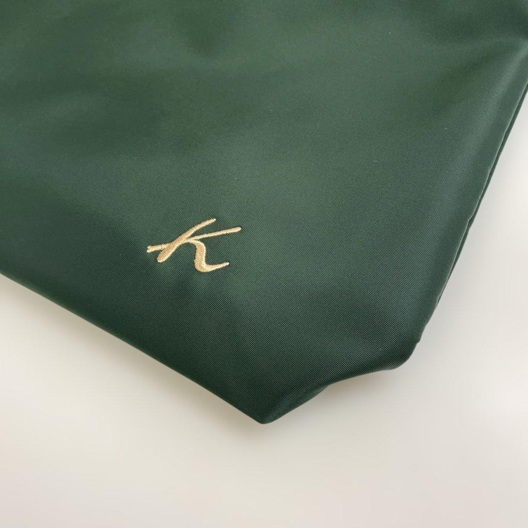 新品 キタムラK2 ナイロン ショルダーバッグ グリーン