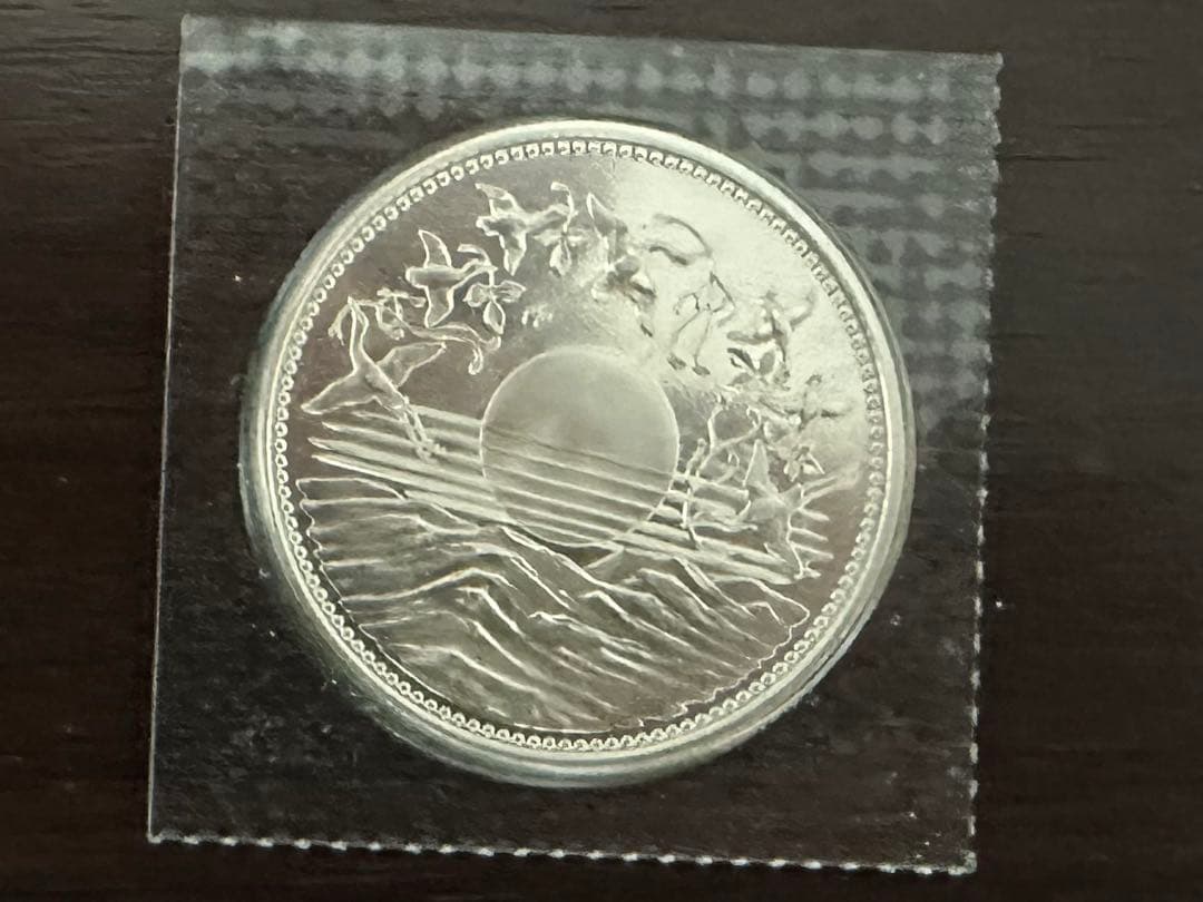 日本国 天皇陛下 御在位六十年 記念銀貨 壱万円